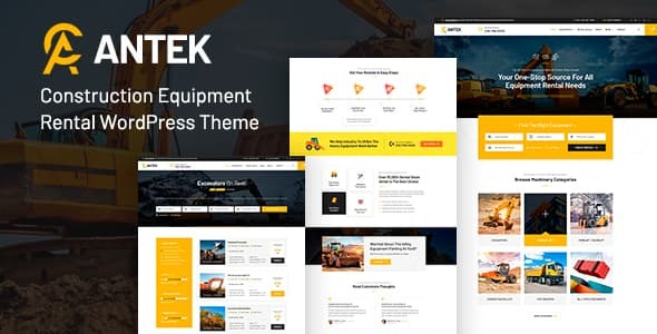 Antek - Construction Equipment Rentals WordPress Theme Logo